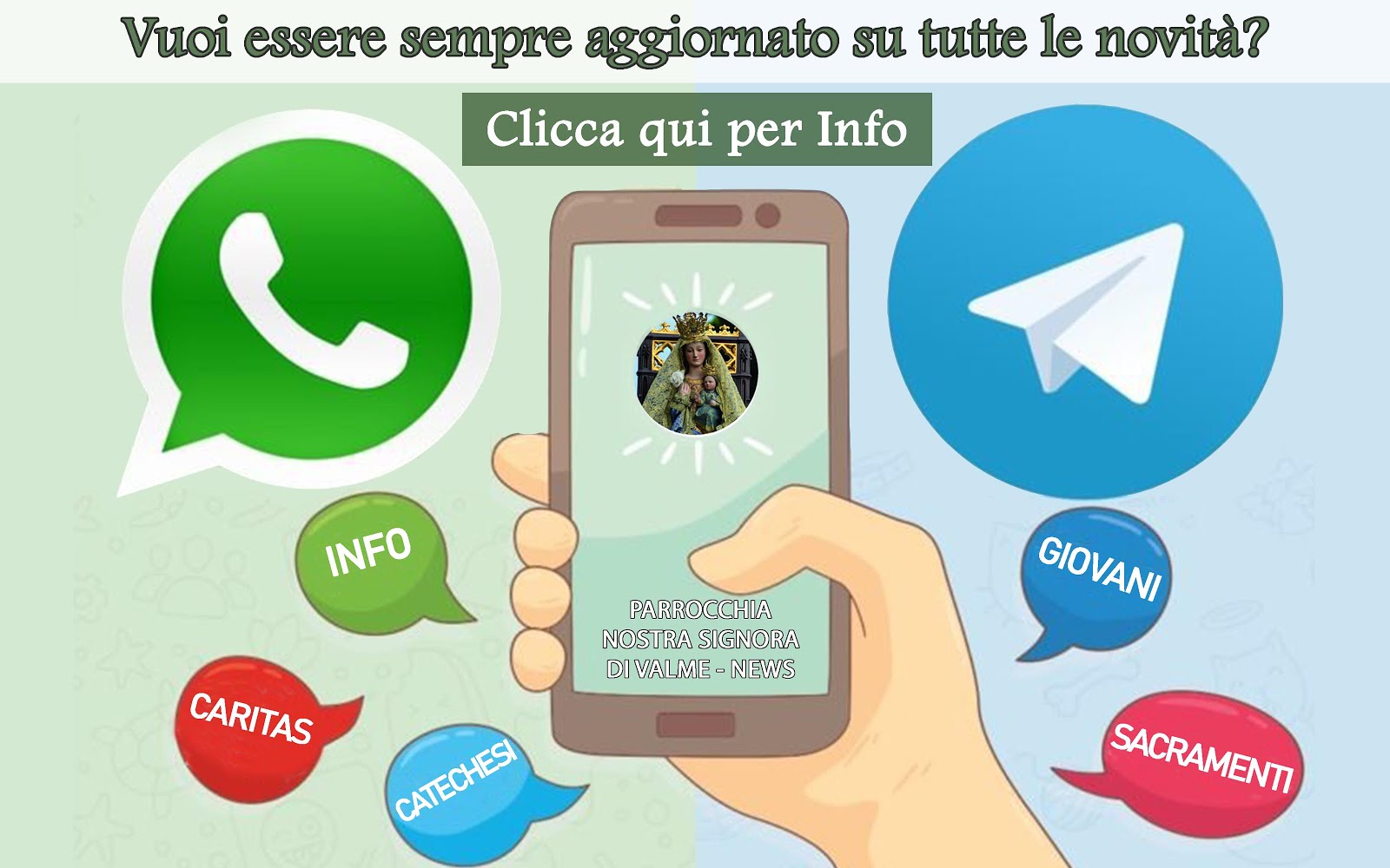 Canali WhatsApp e Telegram